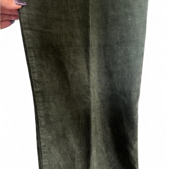 Vintage 2005 Old Navy Olive Corduroy Pants women’s 14 - Picture 2 of 8